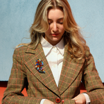 Load image into Gallery viewer, 80s paisley brooch