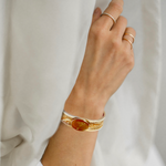 Carica l'immagine nel visualizzatore Galleria, Bracciale semi-rigido anni ‘70