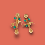 Load image into Gallery viewer, Exotique souvenir pendant earrings