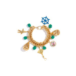 Load image into Gallery viewer, 1980s bracelet with charms