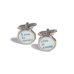 Load image into Gallery viewer, Cufflinks 'Less is more, Less is a bore'