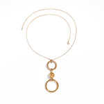 Carica l'immagine nel visualizzatore Galleria, Collana con ciondolo geometrico