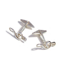 Load image into Gallery viewer, Treble clef silver cufflinks