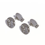 Carica l'immagine nel visualizzatore Galleria, Gemelli da polso con il pugile Joe Louis