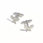 Load image into Gallery viewer, Tennis silver cufflinks