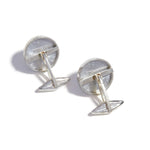 Carica l'immagine nel visualizzatore Galleria, Gemelli da polso in argento - Moneta Lira 1955