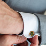 Load image into Gallery viewer, Double sided lucky cufflinks
