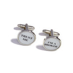 Load image into Gallery viewer, Trust Me, I am a Broker Cufflinks 
